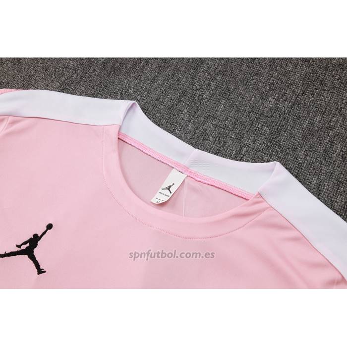 Chandal del Paris Saint-Germain Jordan Manga Corta 2024-2025 Rosa - Pantalon Corto
